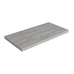 Plan de toilette Concrete 805 x 400 mm, 38 mm, gris - Image principale