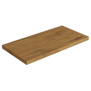 Plan de toilette Oak 805 x 400 mm – teinte noyer, aspect bois, 38 mm - Image principale