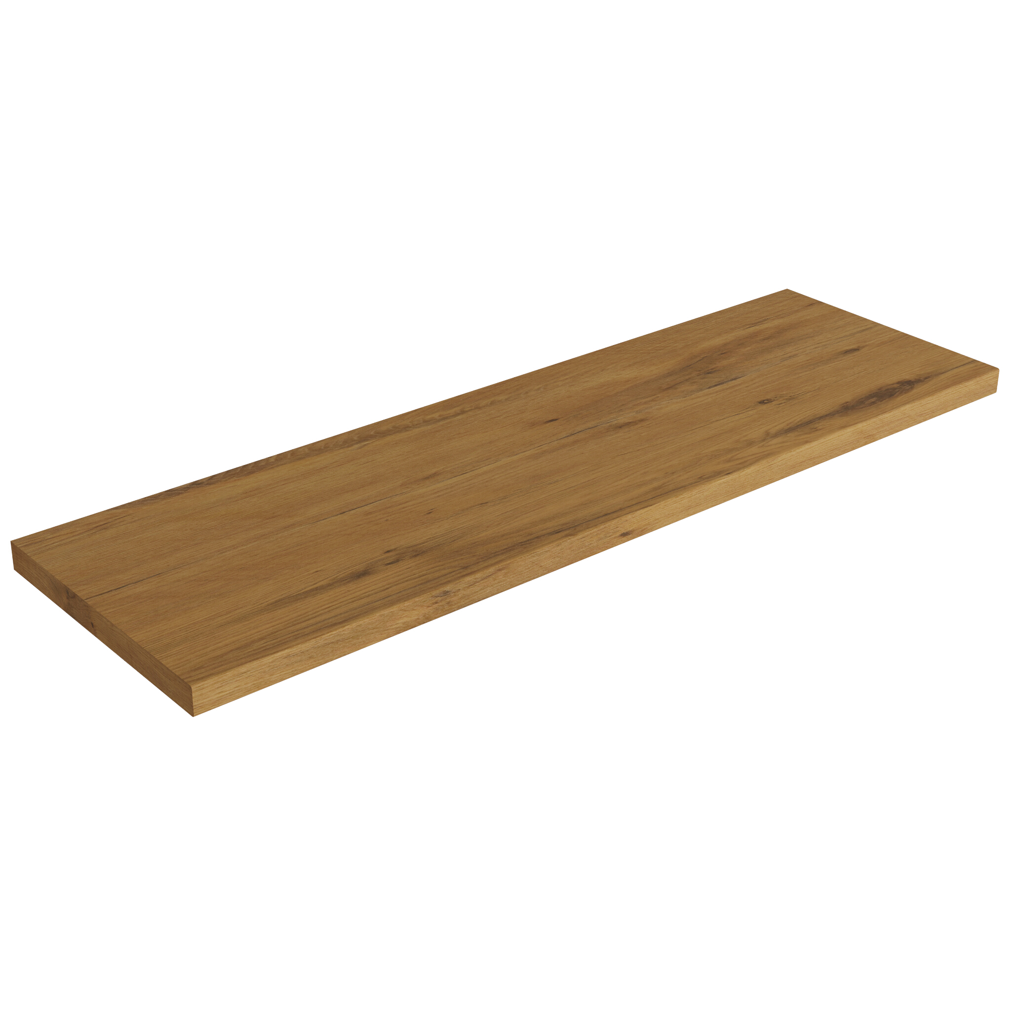 Plan de toilette noyer 1 305 × 400 mm au décor aspect bois
