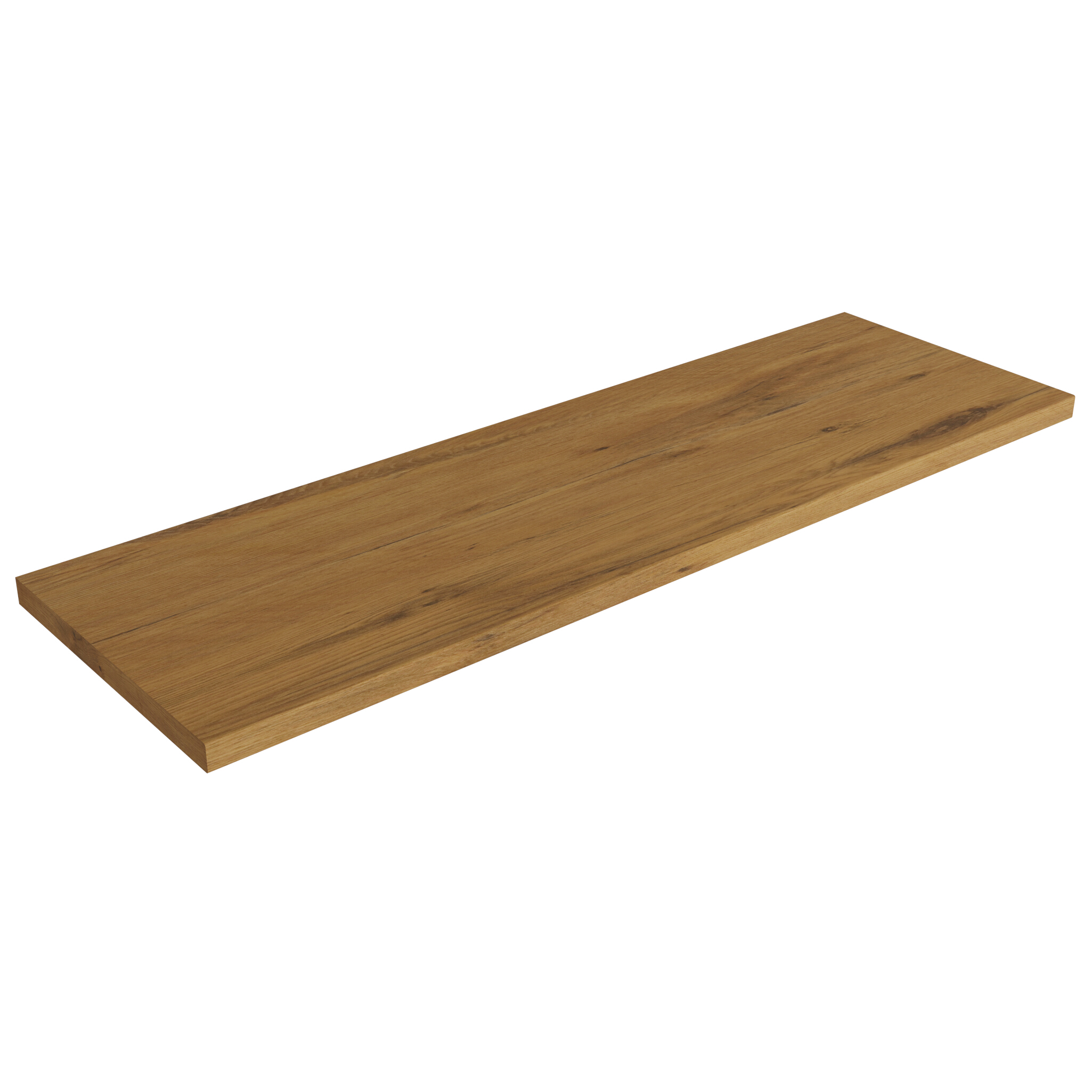 Plan de toilette pour meuble Oak 1505 x 470 – 38 mm, décor noyer