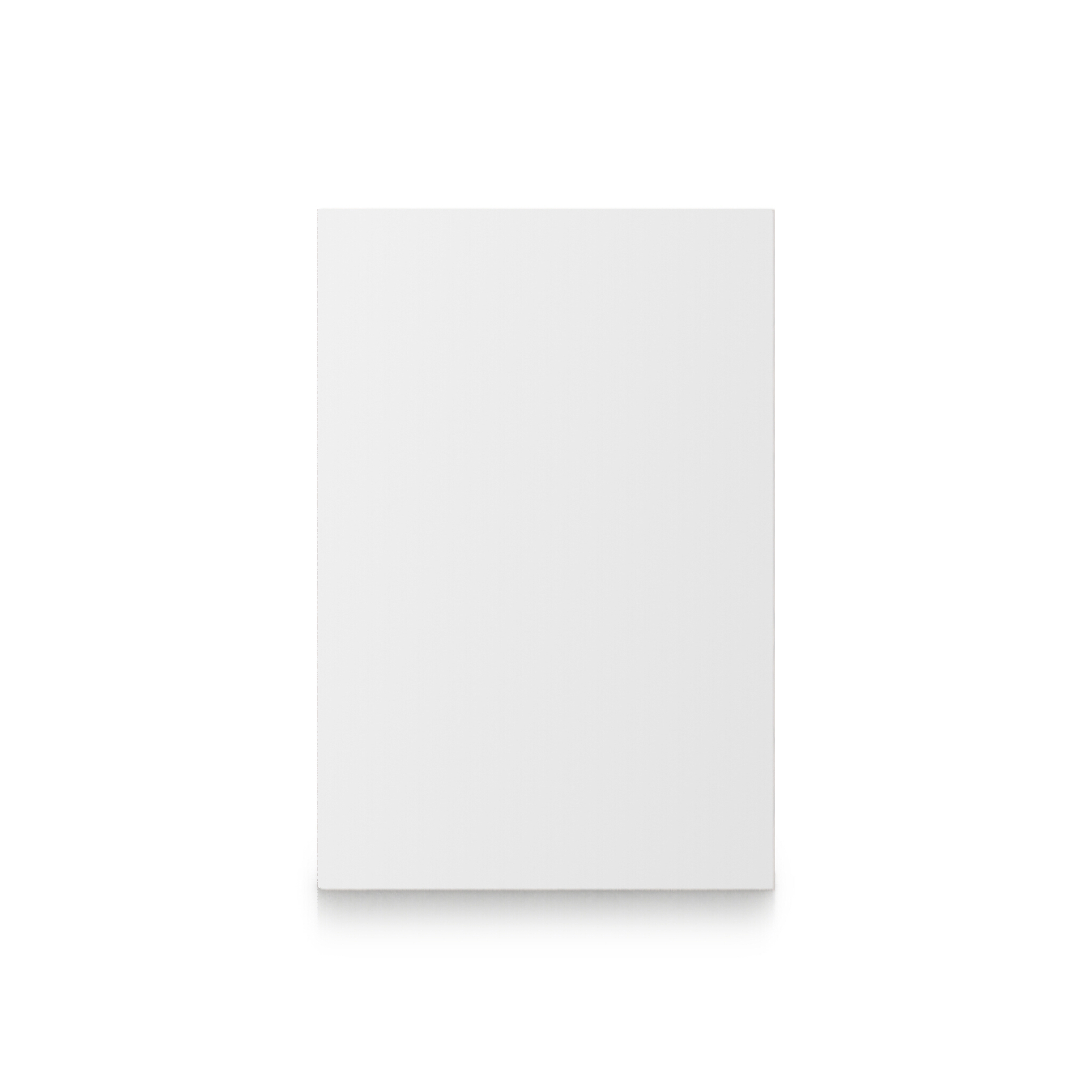 Plan de vasque White en blanc, format 605 × 400 mm