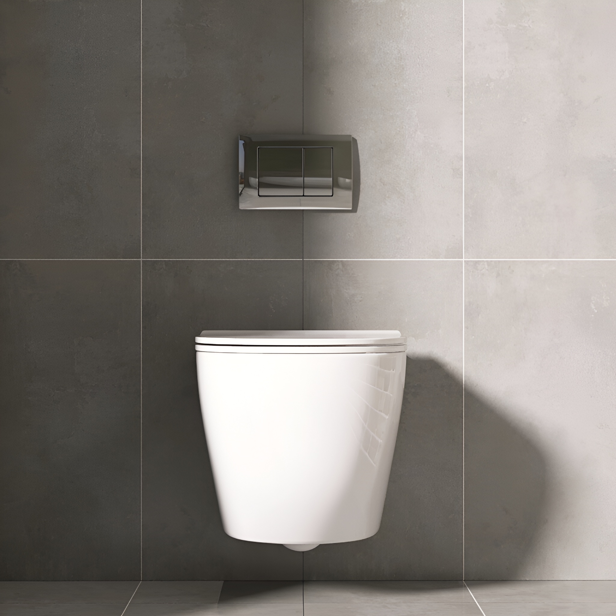 Plaque de commande LAV 200.1.2 chrome en ABS