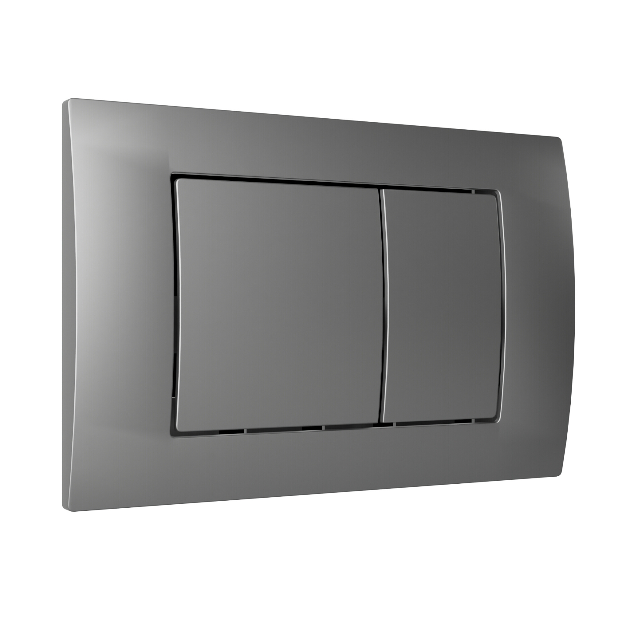 Plaque de commande pour réservoir de chasse encastré LAV 200.1.3 – satiné