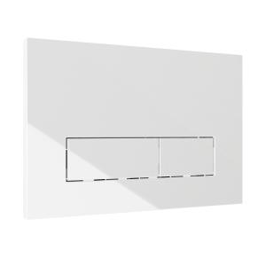 Plaque de commande LAV 200.3.1, blanc – double chasse pour réservoir de chasse encastré - Image principale