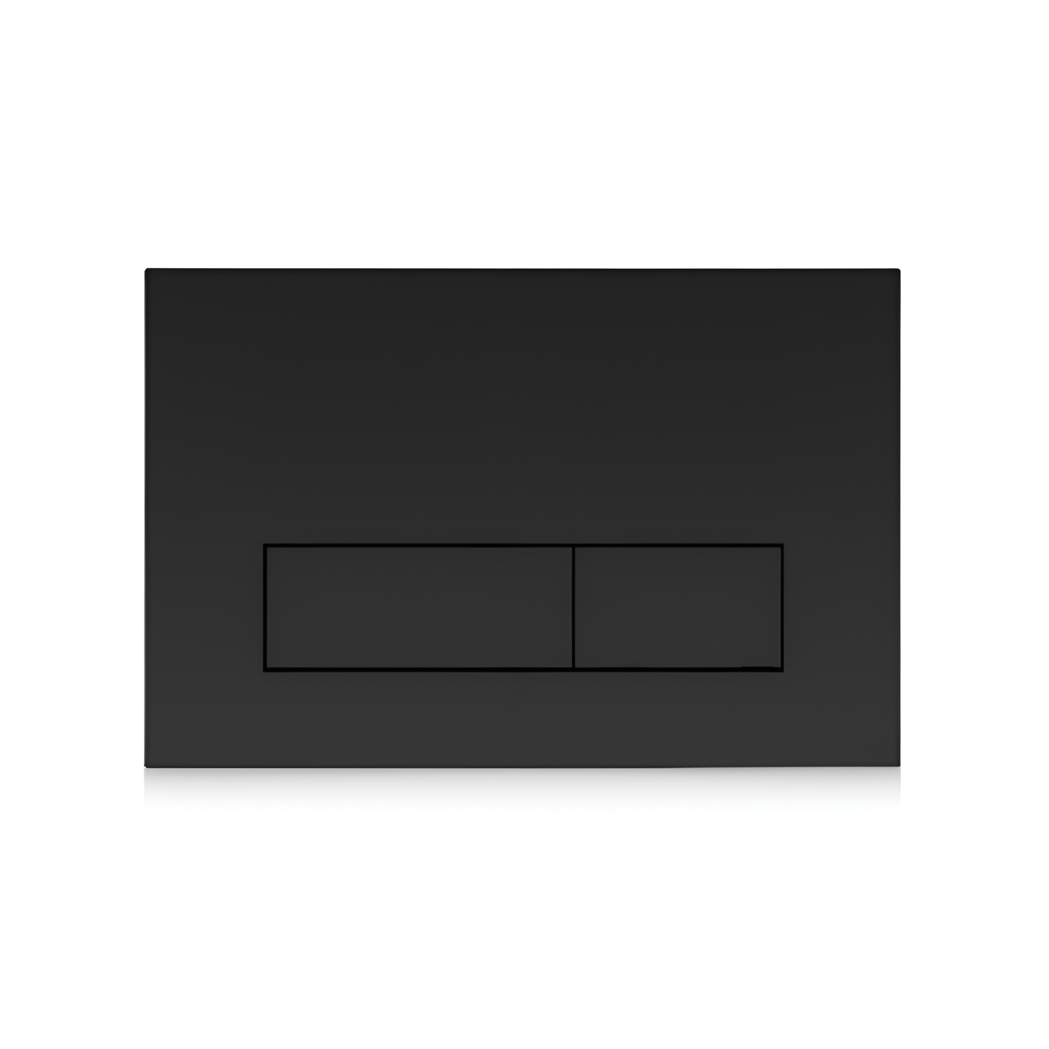 Plaque de commande noir mat LAV 200.3.4 à double chasse