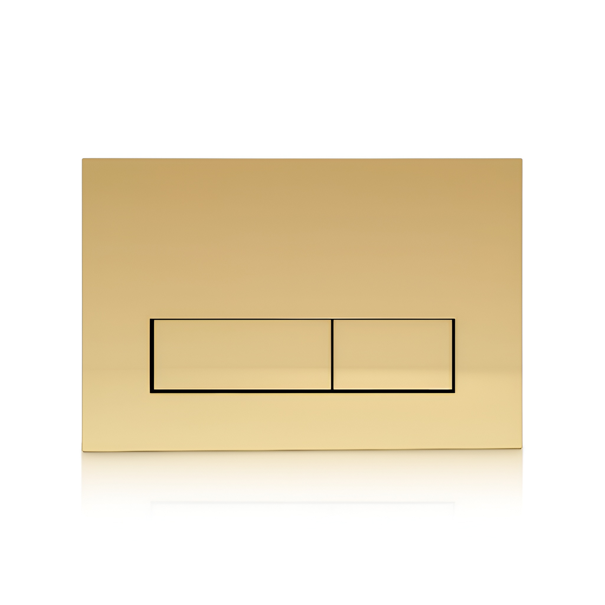 Plaque de commande LAV 200.3.5 couleur or, à double chasse