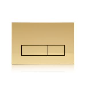 Plaque de commande WC LAV 200.3.5 Or – rectangulaire, double chasse, ABS - Image supplémentaire