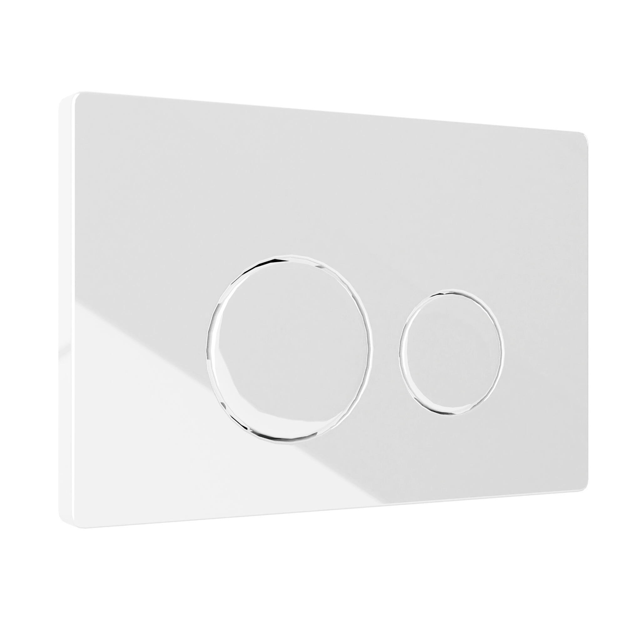 Plaque de commande LAV 200.4.1 pour réservoir de chasse encastré, blanc