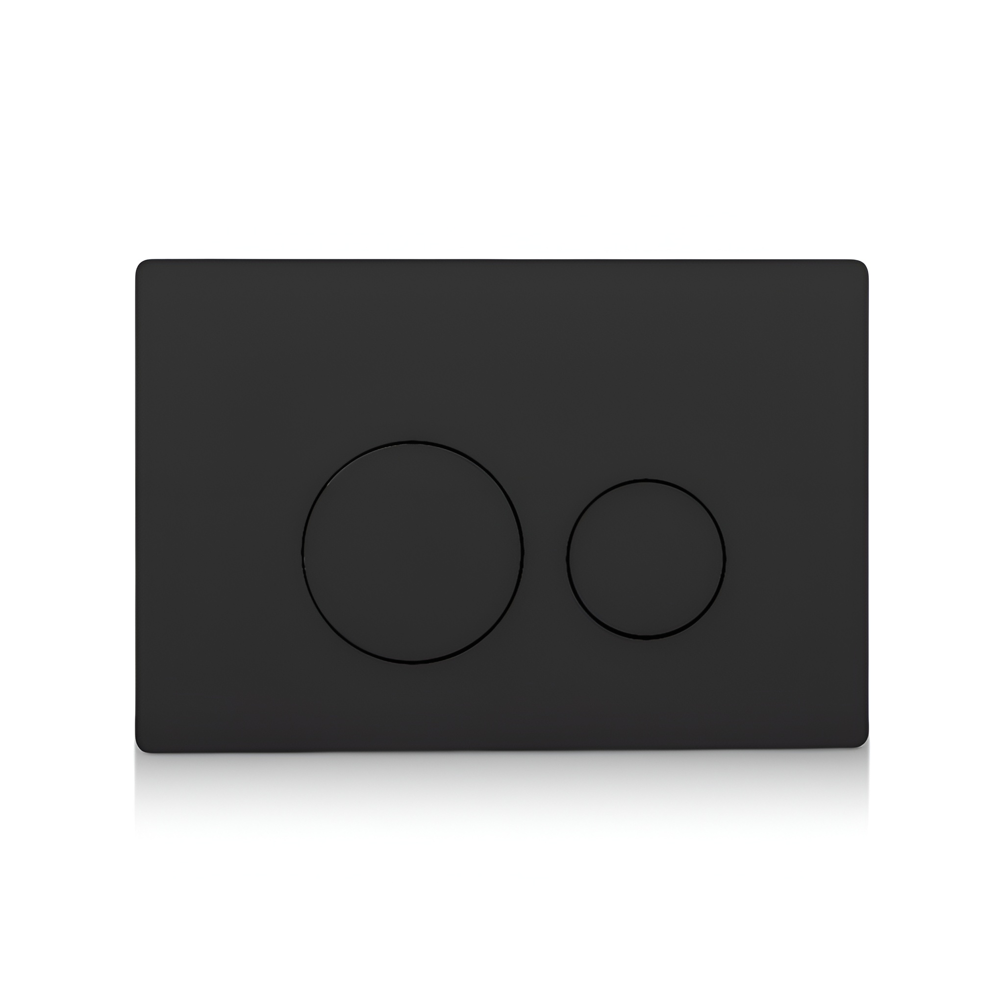 Plaque de commande noir mat LAV 200.4.4 à double chasse