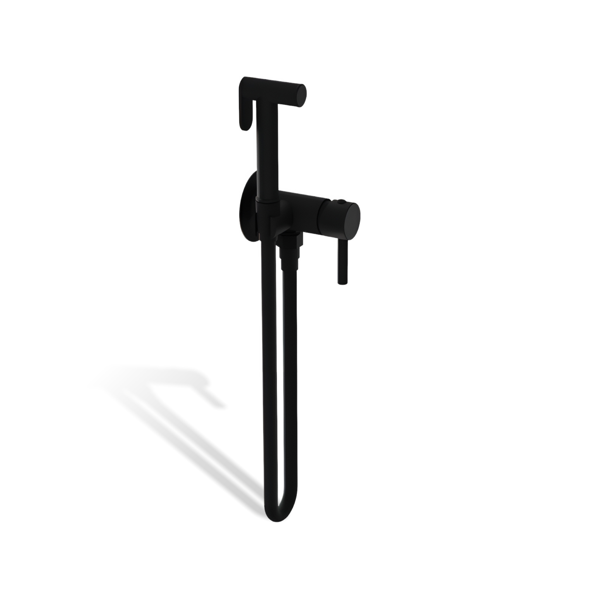 Mitigeur de bidet encastré Orion en laiton, finition noir mat