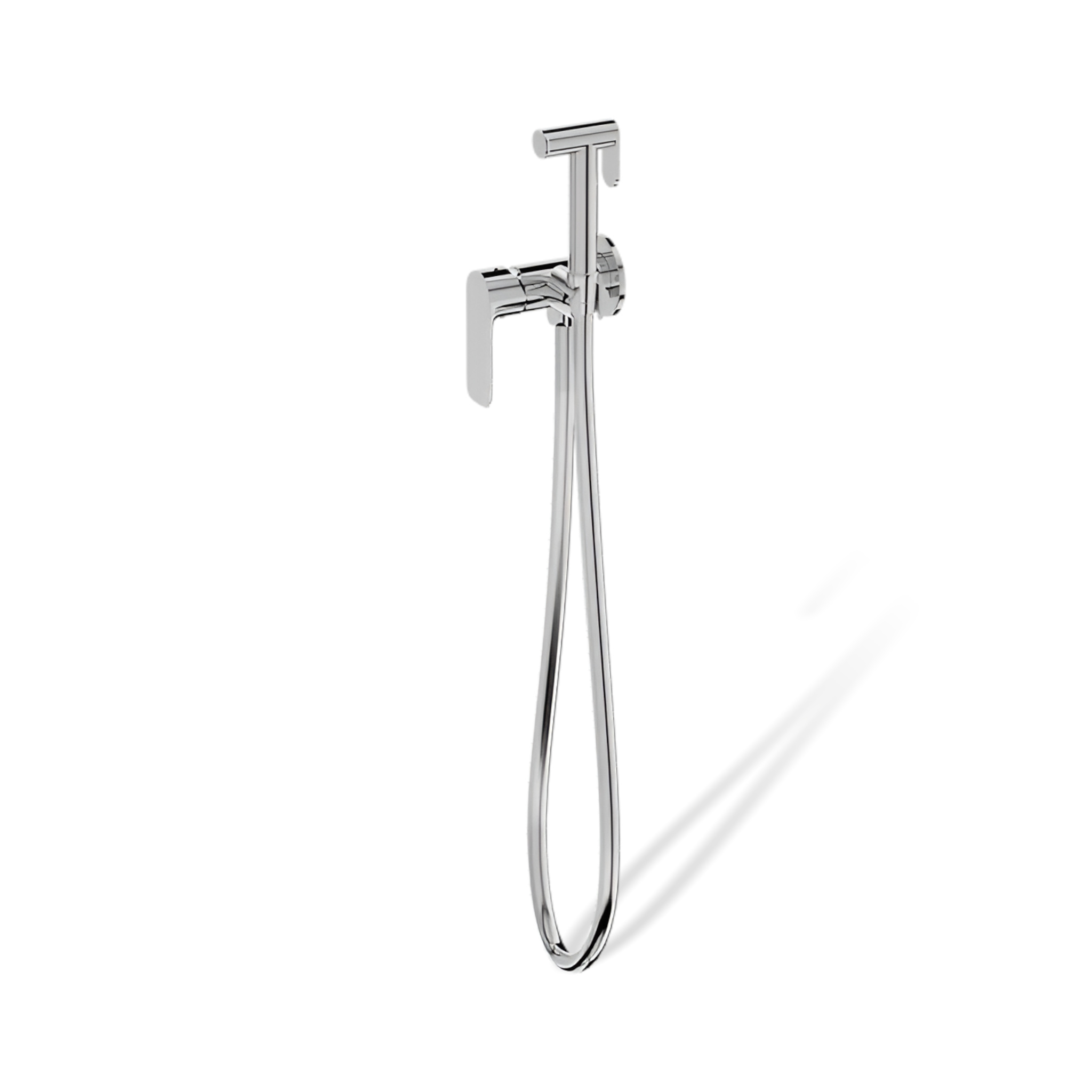 Robinetterie de bidet Spark chrome à montage encastré
