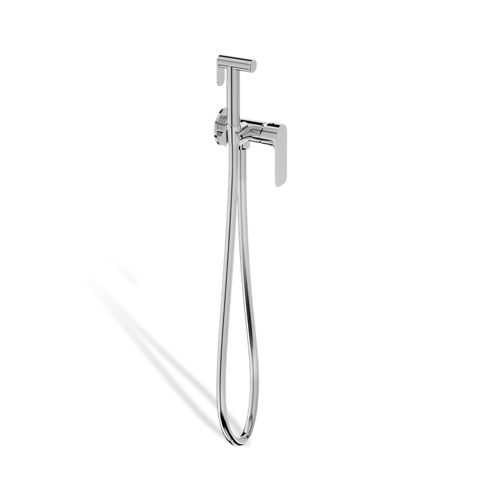 Robinetterie de bidet encastrée Spark en laiton chromé