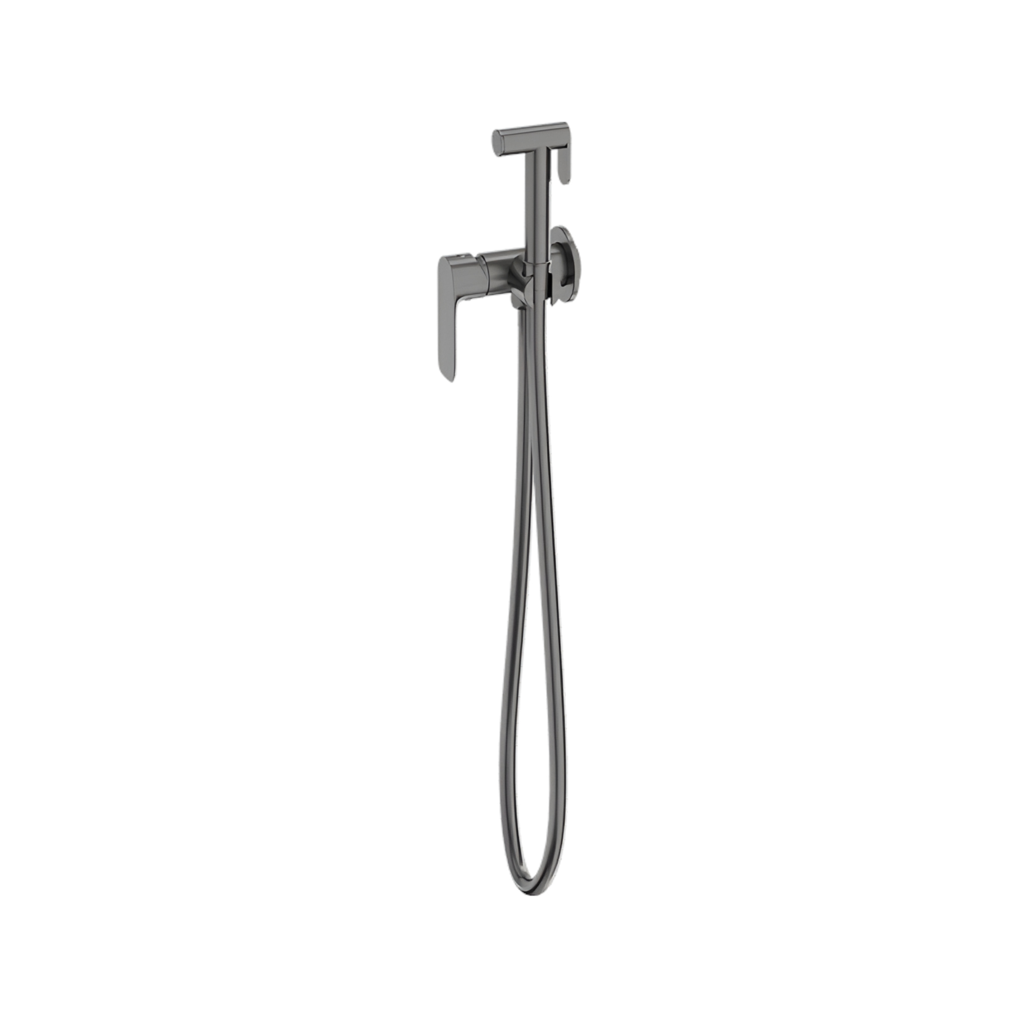 Robinetterie de bidet encastrée Spark, Gunmetal