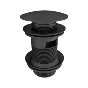 Bonde click-clack avec trop-plein – Full Color Orion, Noir mat - Image principale