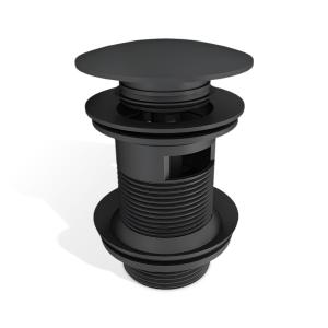 Bonde click-clack avec trop-plein – Full Color Orion, Noir mat - Image supplémentaire