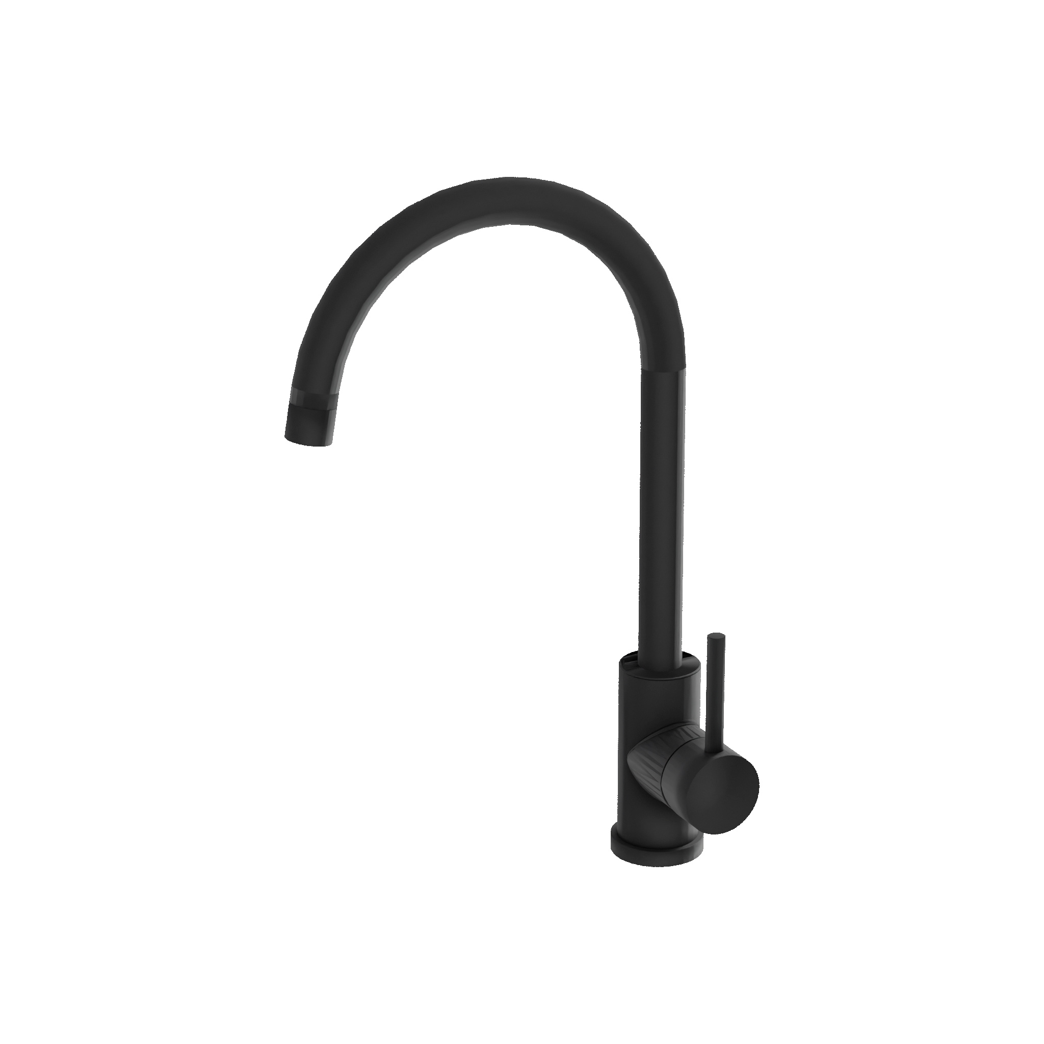 Robinet de cuisine Orion Matt Black – noir mat, design ergonomique