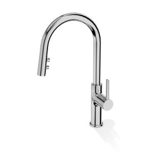 Mitigeur de cuisine Orion Chrome avec douchette extractible – Chromé - Image supplémentaire