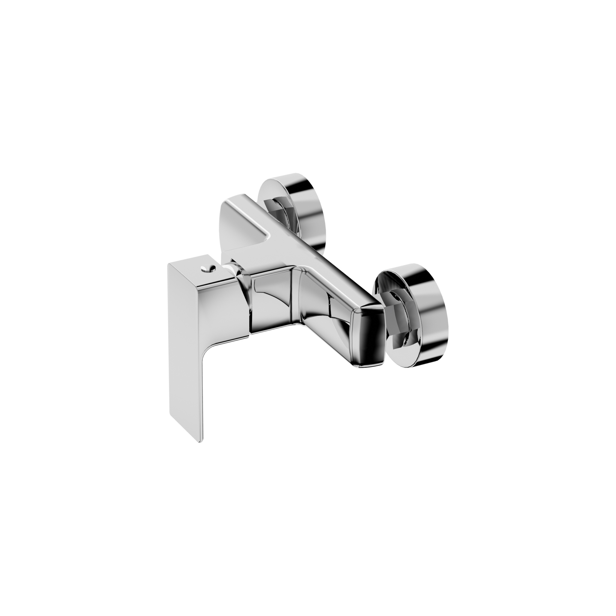 Robinetterie de douche Aquila Chrome – élégance moderne et compacte