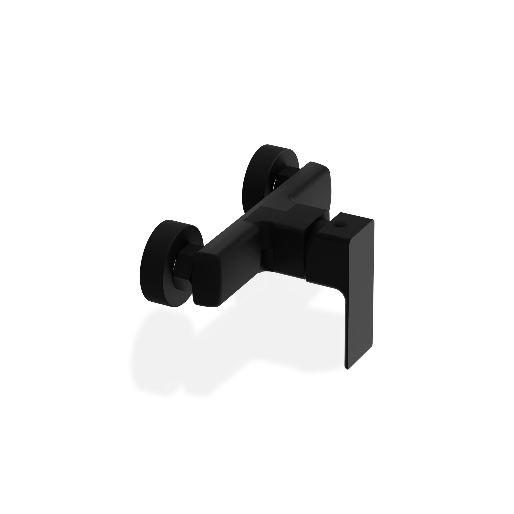 Robinetterie de douche Aquila noir mat en laiton