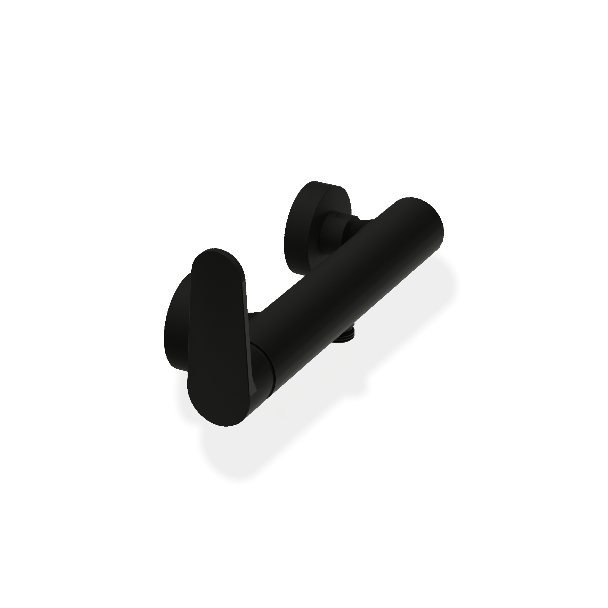 Robinetterie de douche Cetus noir mat en laiton