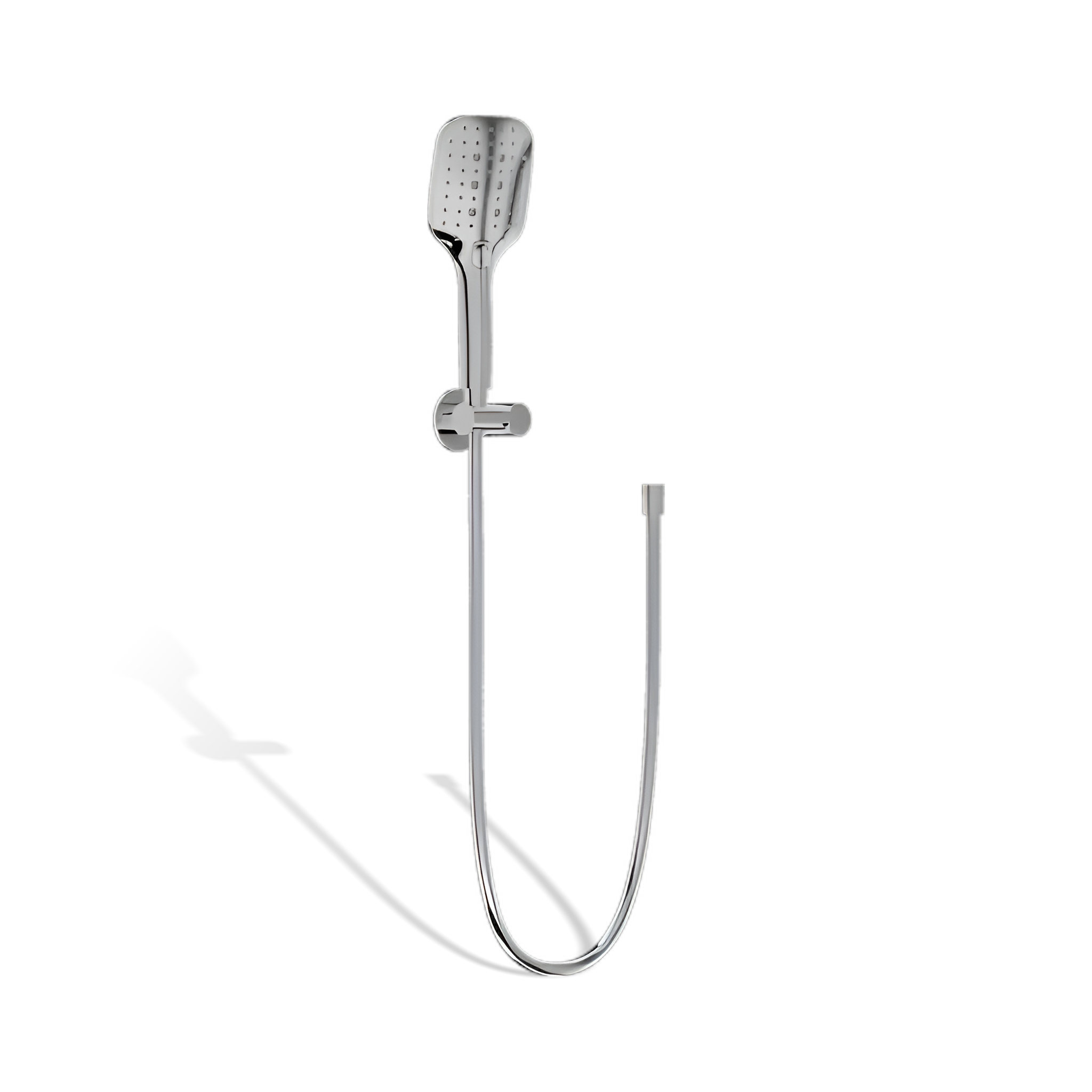 Set de douche apparent Cetus Chrome avec support mural et flexible