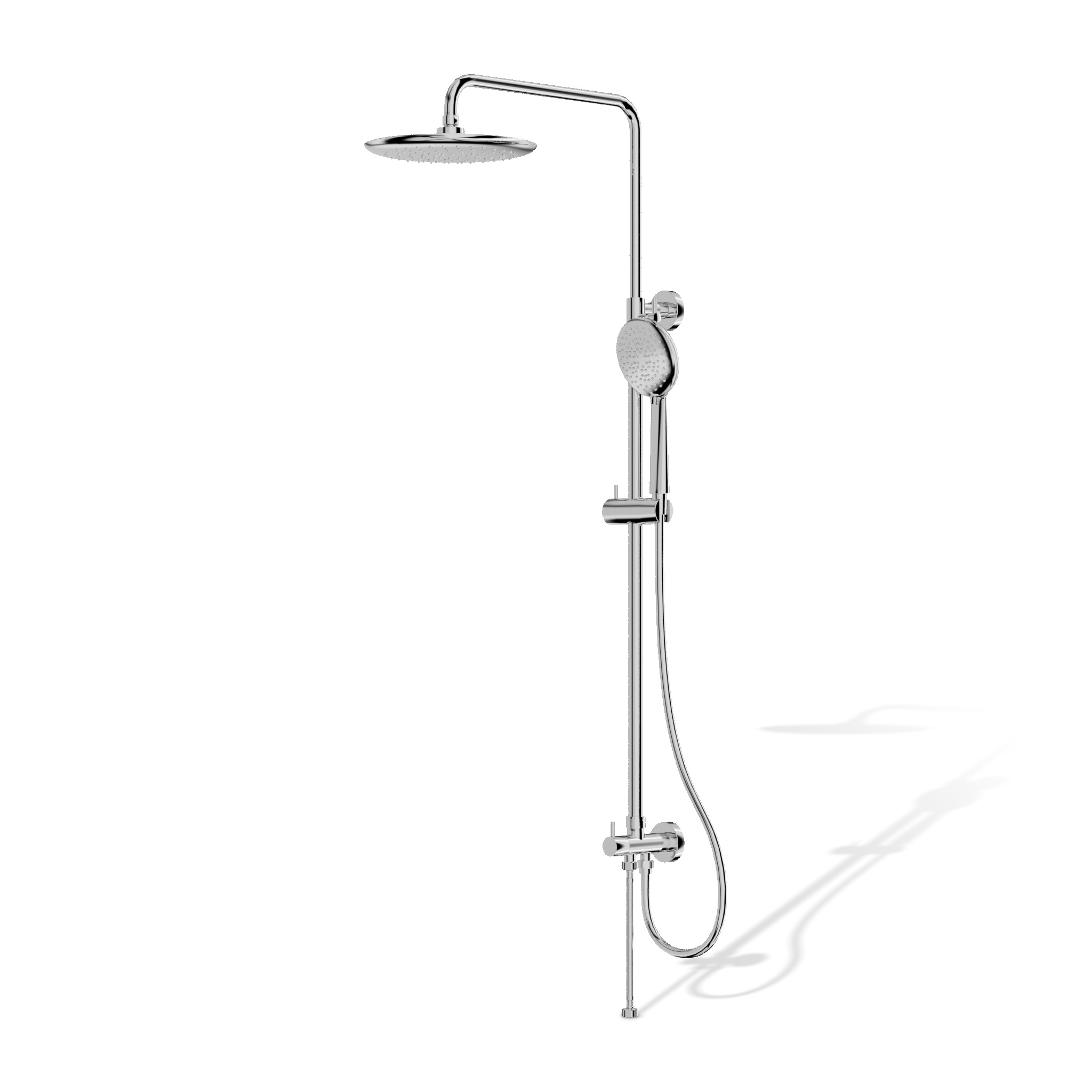 Douche de pluie et douchette de l'ensemble de douche Orion Chrome