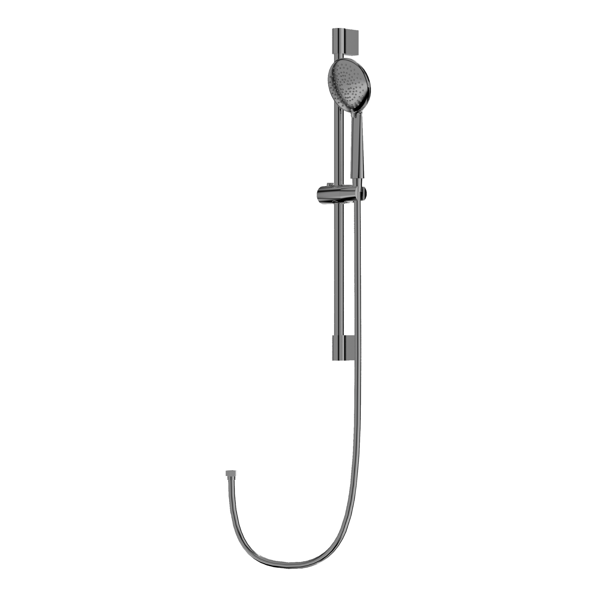 Ensemble de douche Orion en Gunmetal avec barre réglable en hauteur