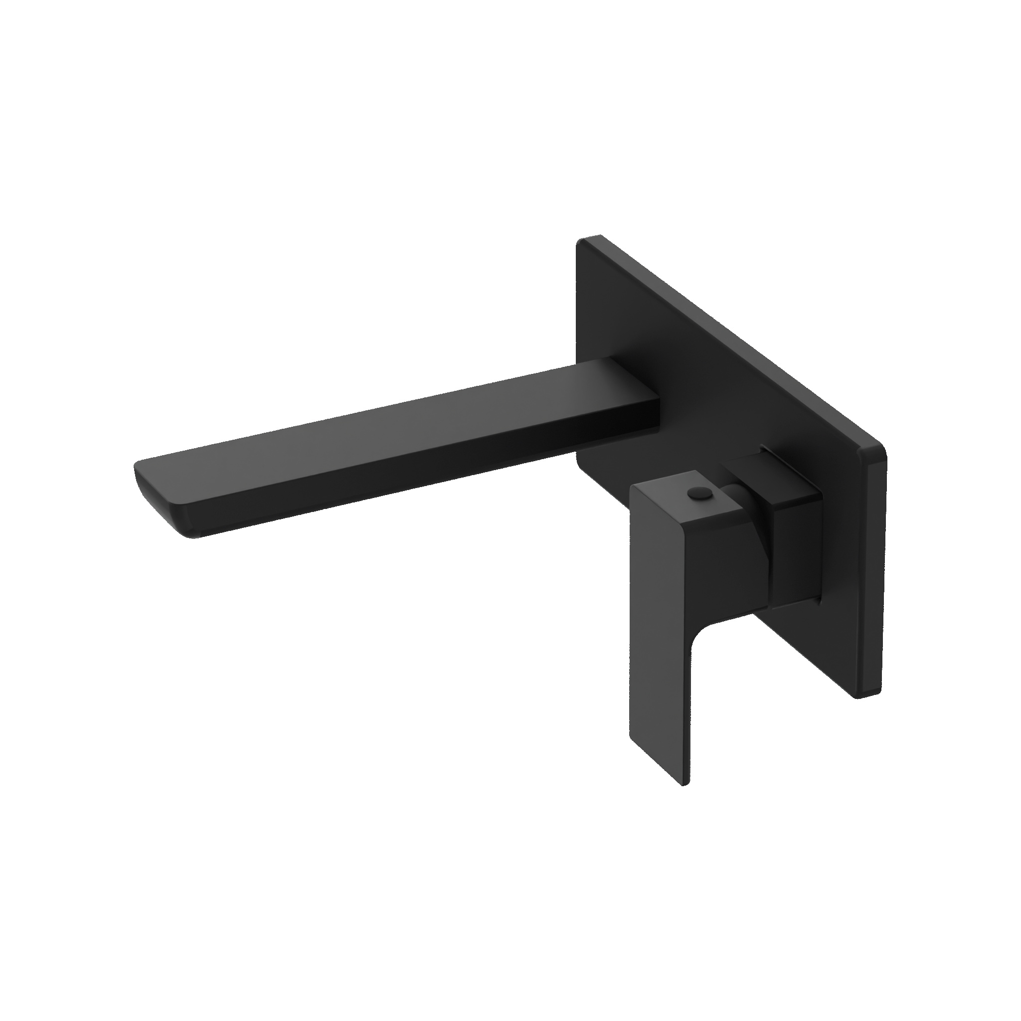 Mitigeur de lavabo encastré Aquila Matt Black, noir mat