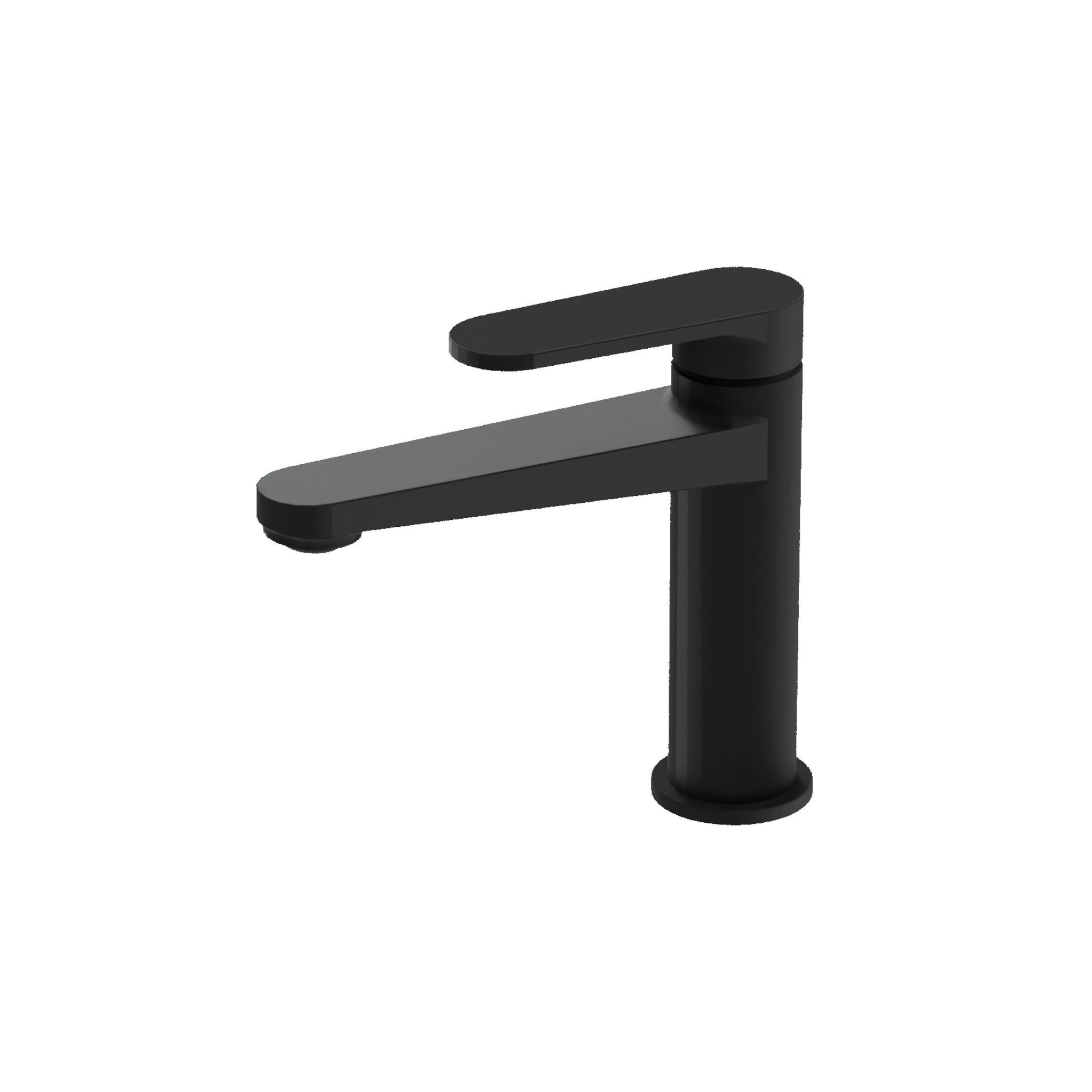 Mitigeur de lavabo Cetus noir mat – un accent design élégant avec aérateur économiseur d'eau