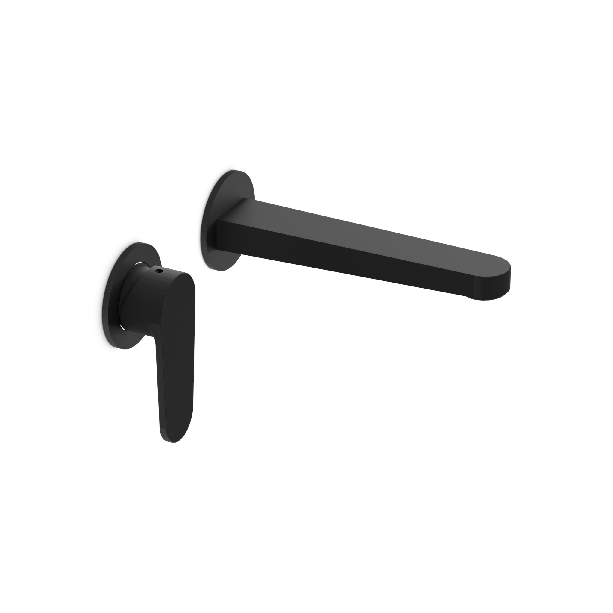 Mitigeur de lavabo encastré Cetus, finition noir mat