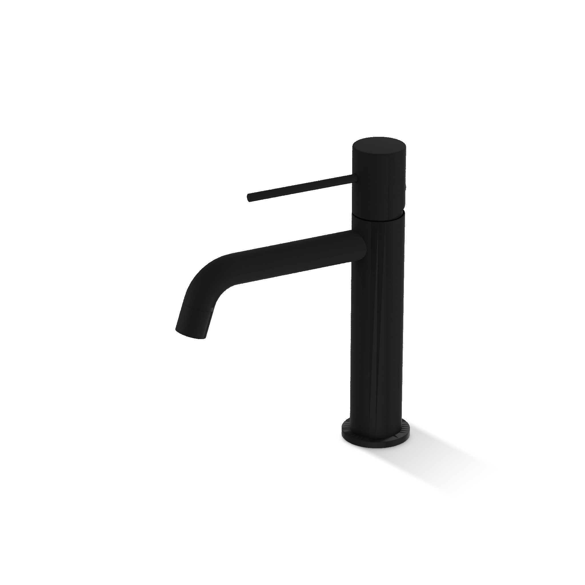 Robinet de lavabo Orion en laiton, finition noir mat