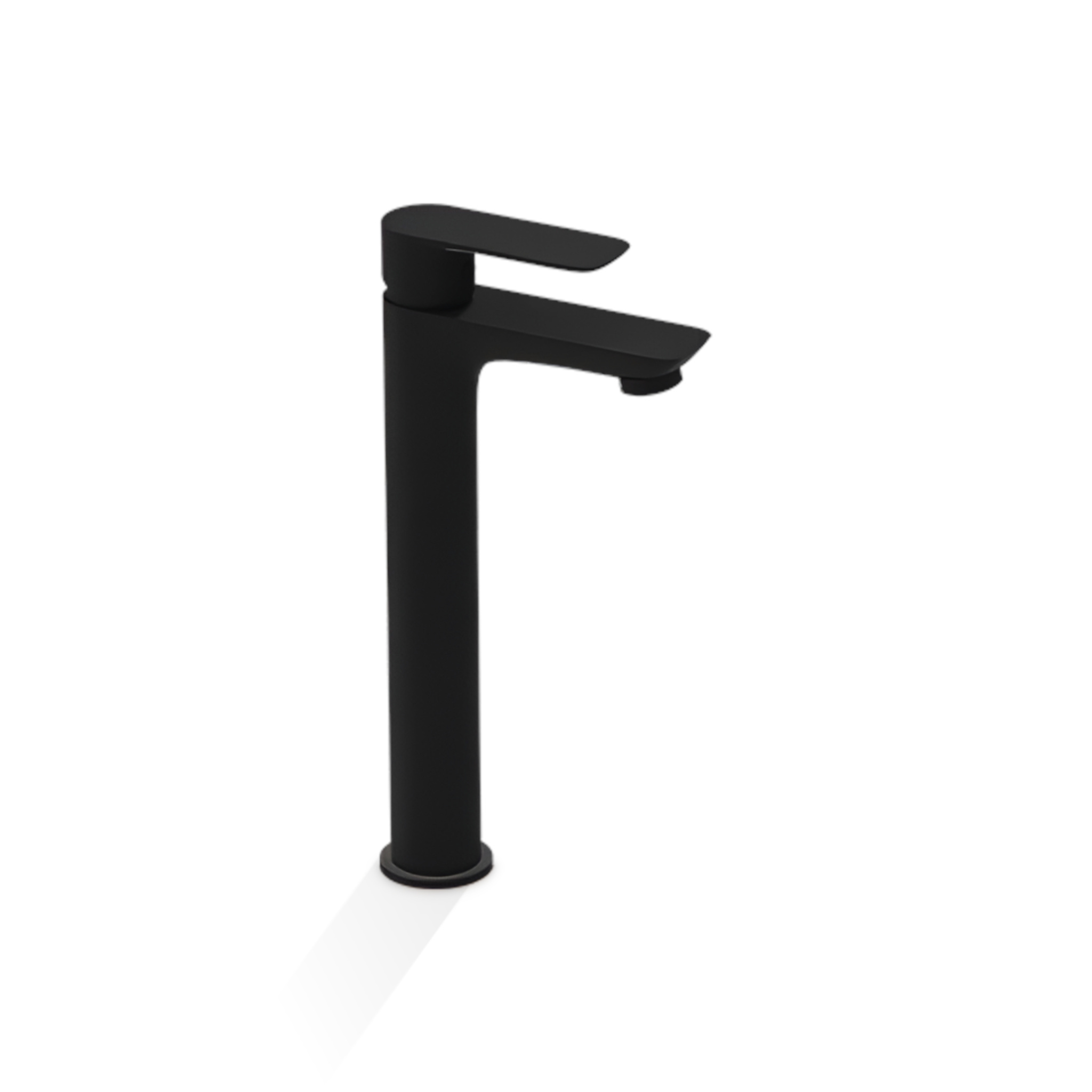 Mitigeur de lavabo haut Spark en laiton, finition noir mat