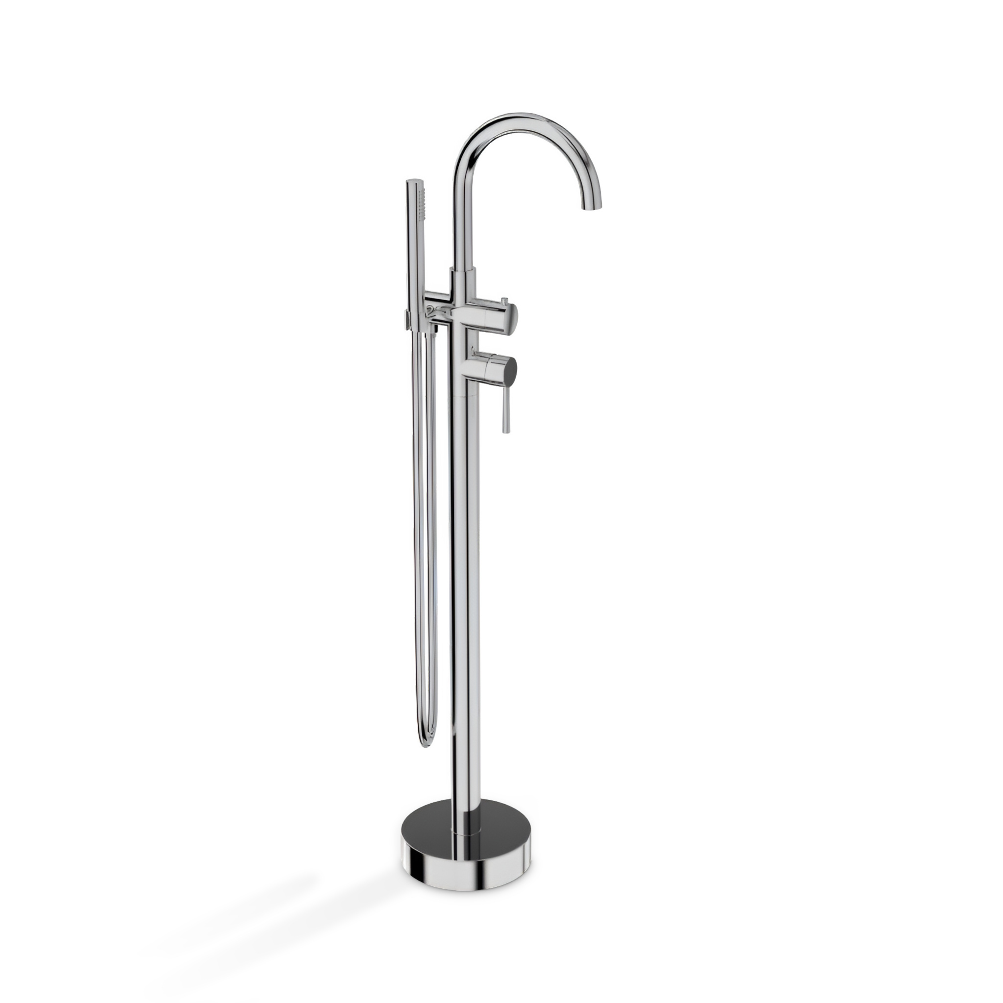 Robinetterie Orion chromée pour baignoire îlot