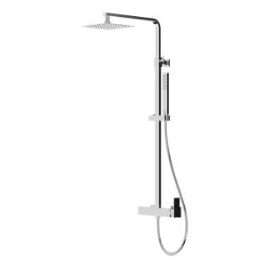 Système de douche apparent Aquila Chrome avec douche de pluie - Image principale