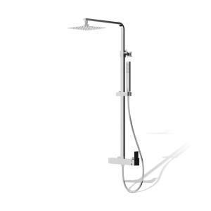 Système de douche apparent Aquila Chrome avec douche de pluie - Image supplémentaire