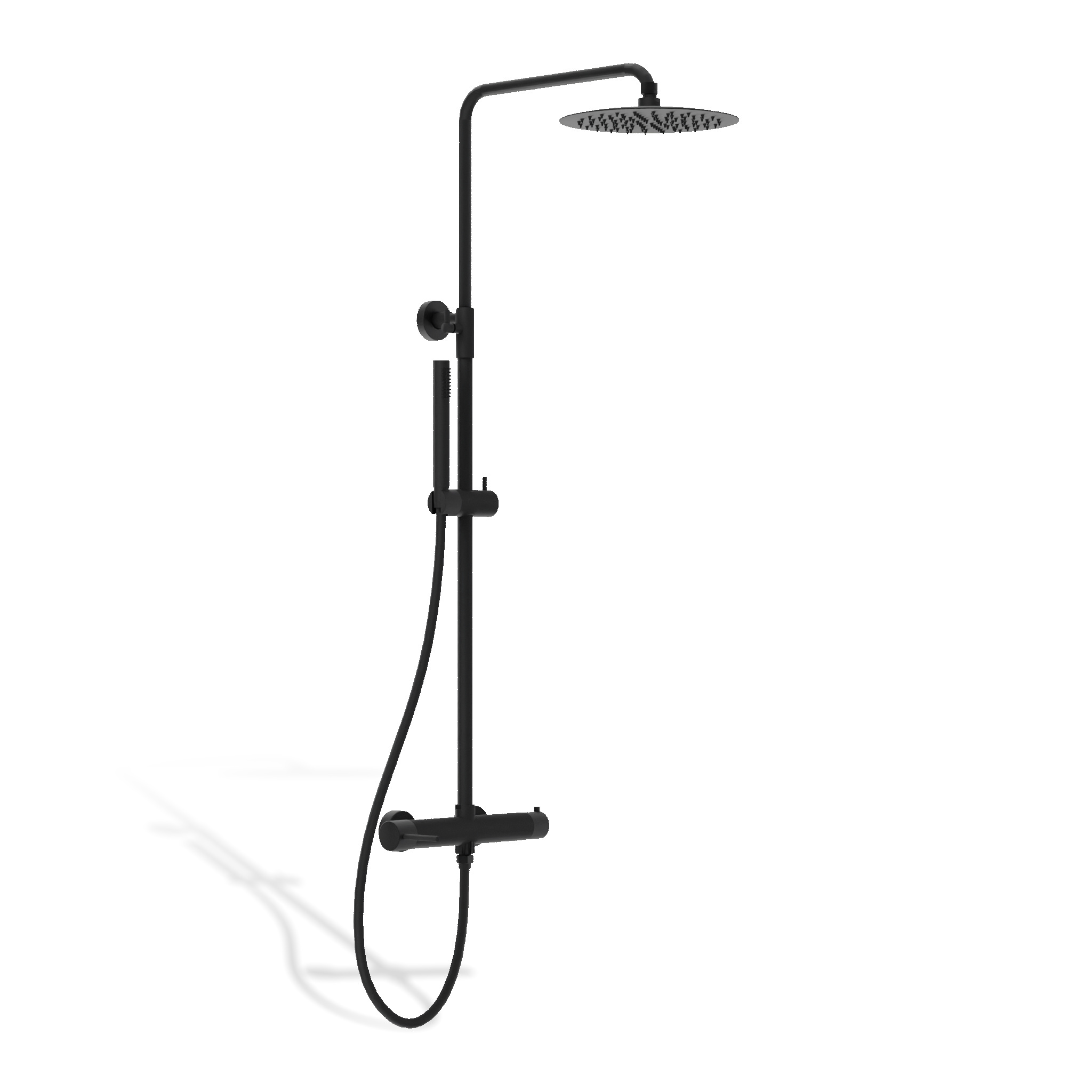 Ensemble de douche Orion en noir mat