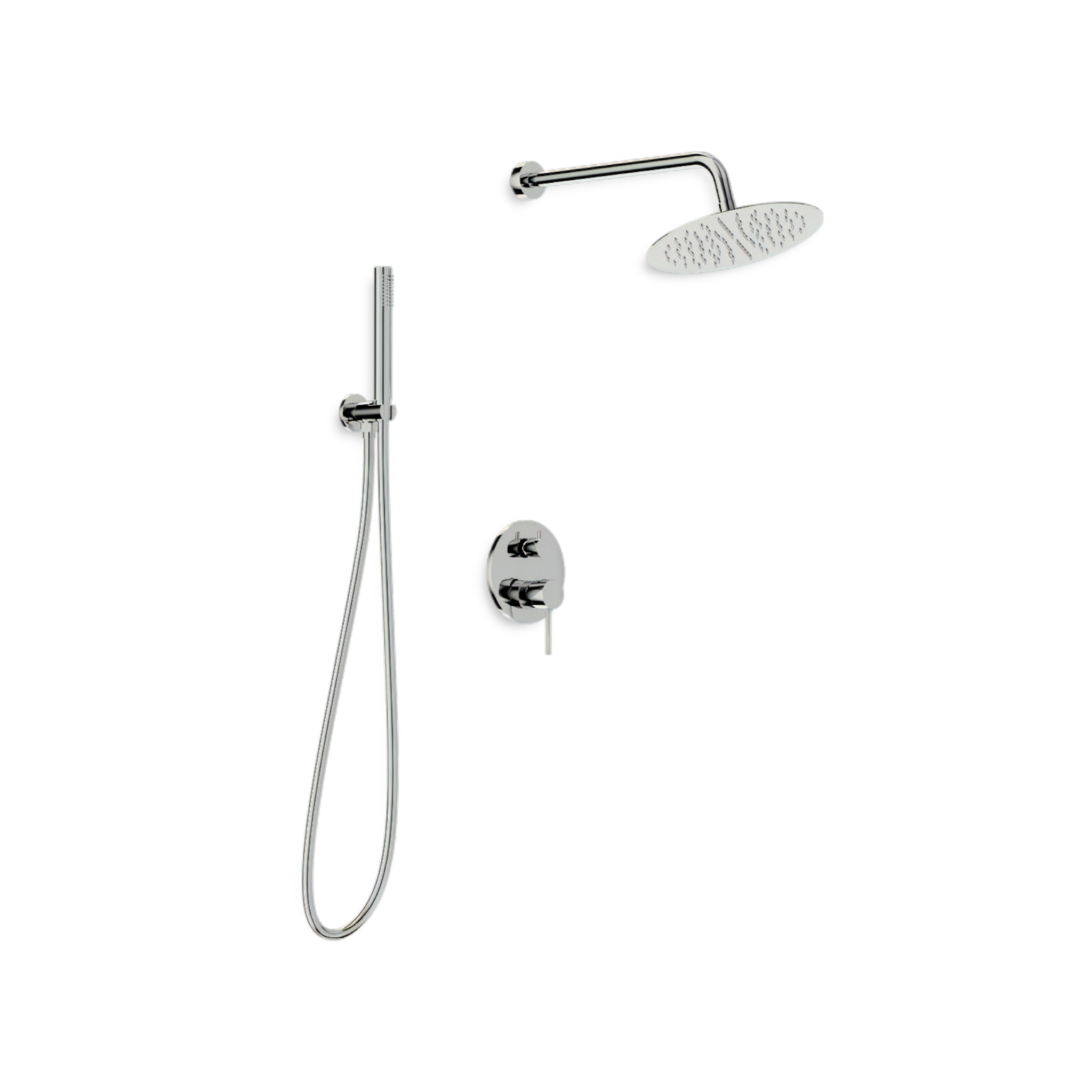 Système de douche encastré Orion chromé