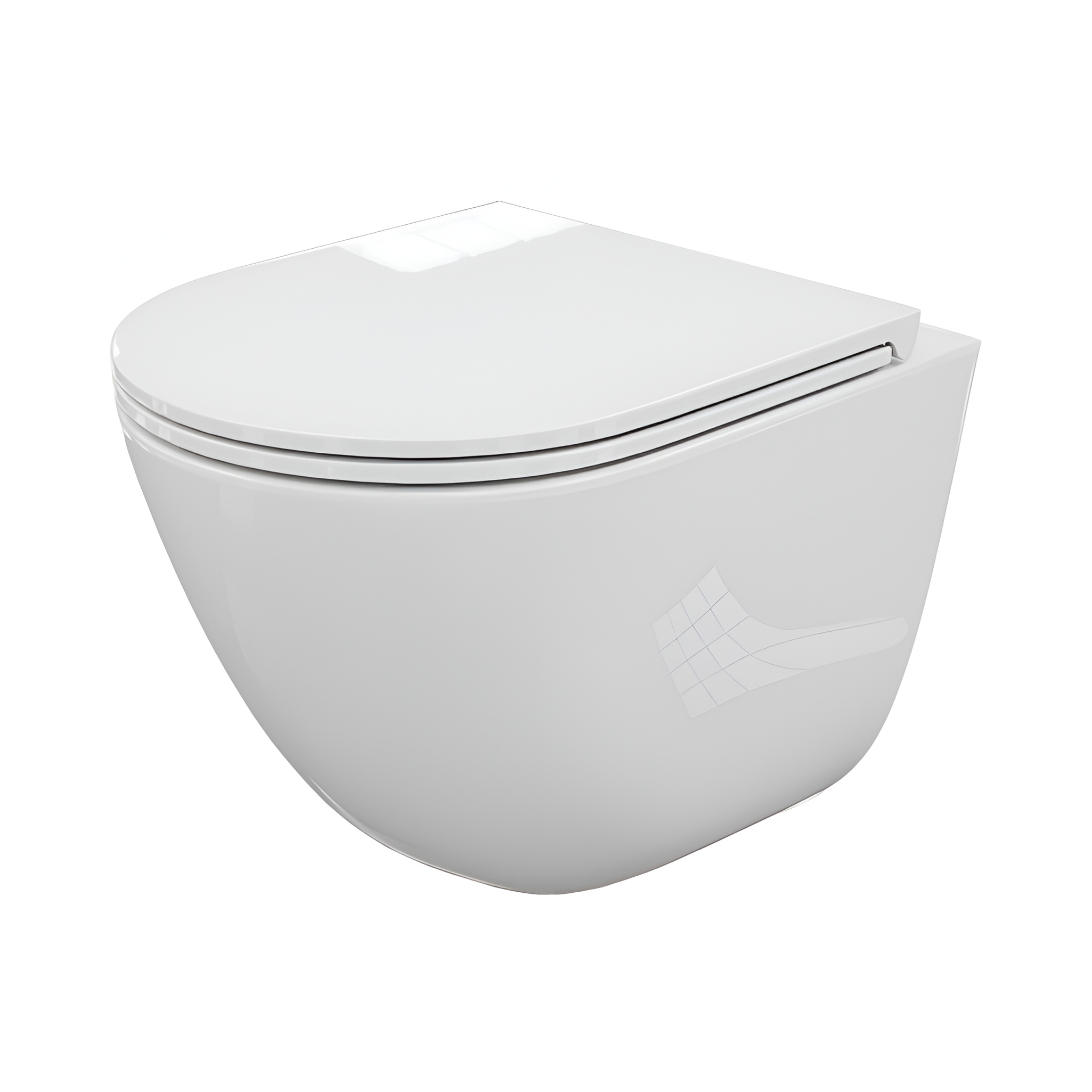 WC suspendu Monobowl 3.0 avec siphon caché et rinçage Tornado