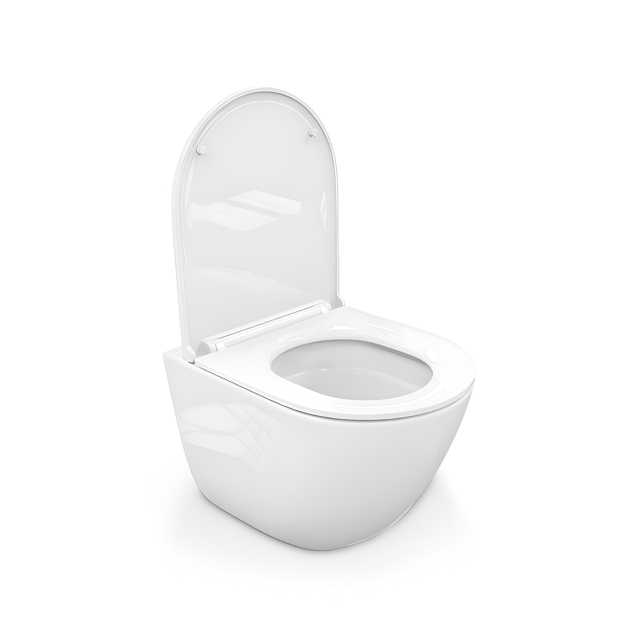 WC suspendu Monobowl 3.0 blanc brillant avec abattant blanc en duroplast