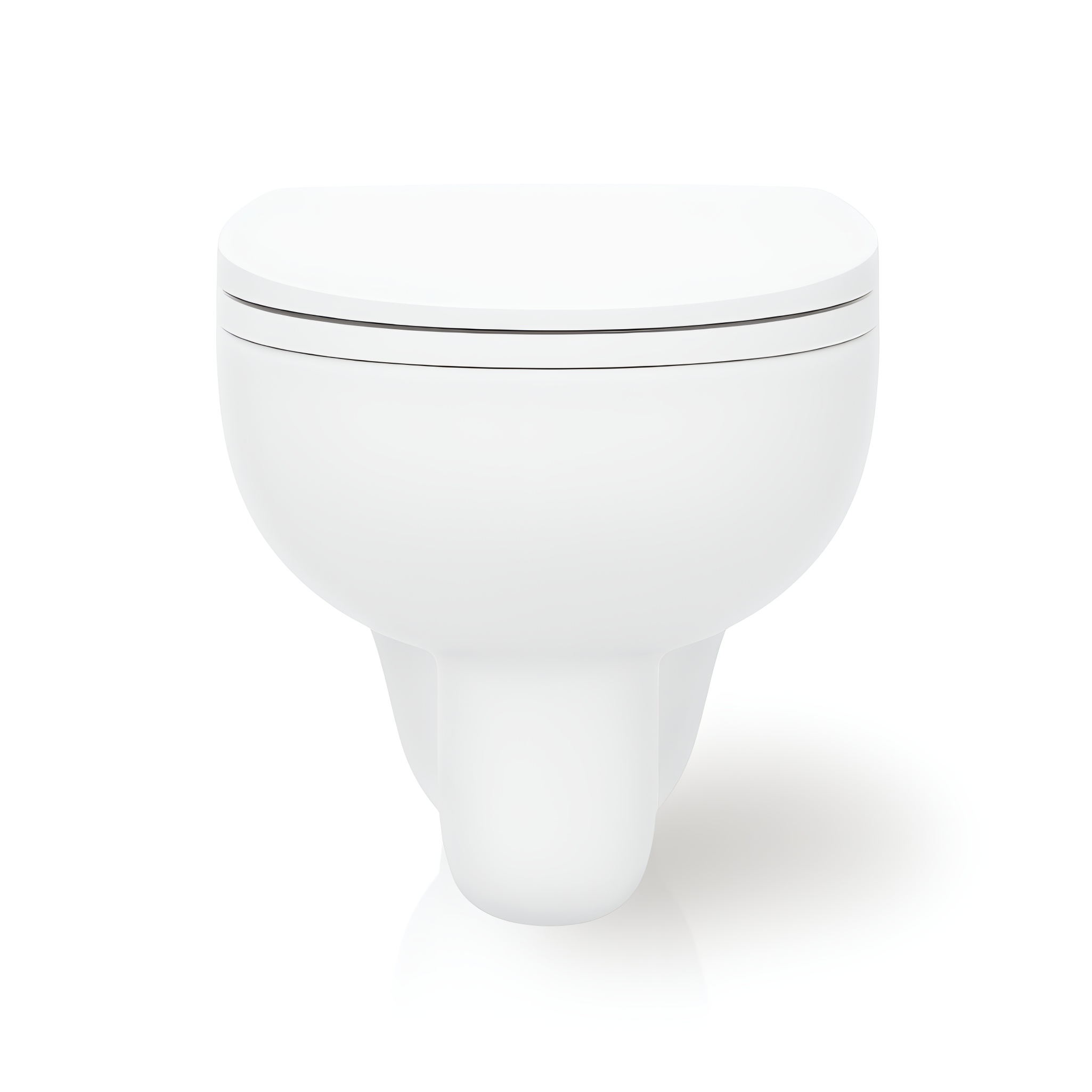 WC suspendu ARCTIC sans bride en céramique blanc brillant
