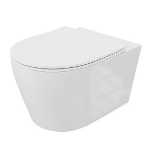 WC suspendu Cante Grande 2.0, blanc – design sans bride avec chasse d'eau Tornado silencieuse - Image principale