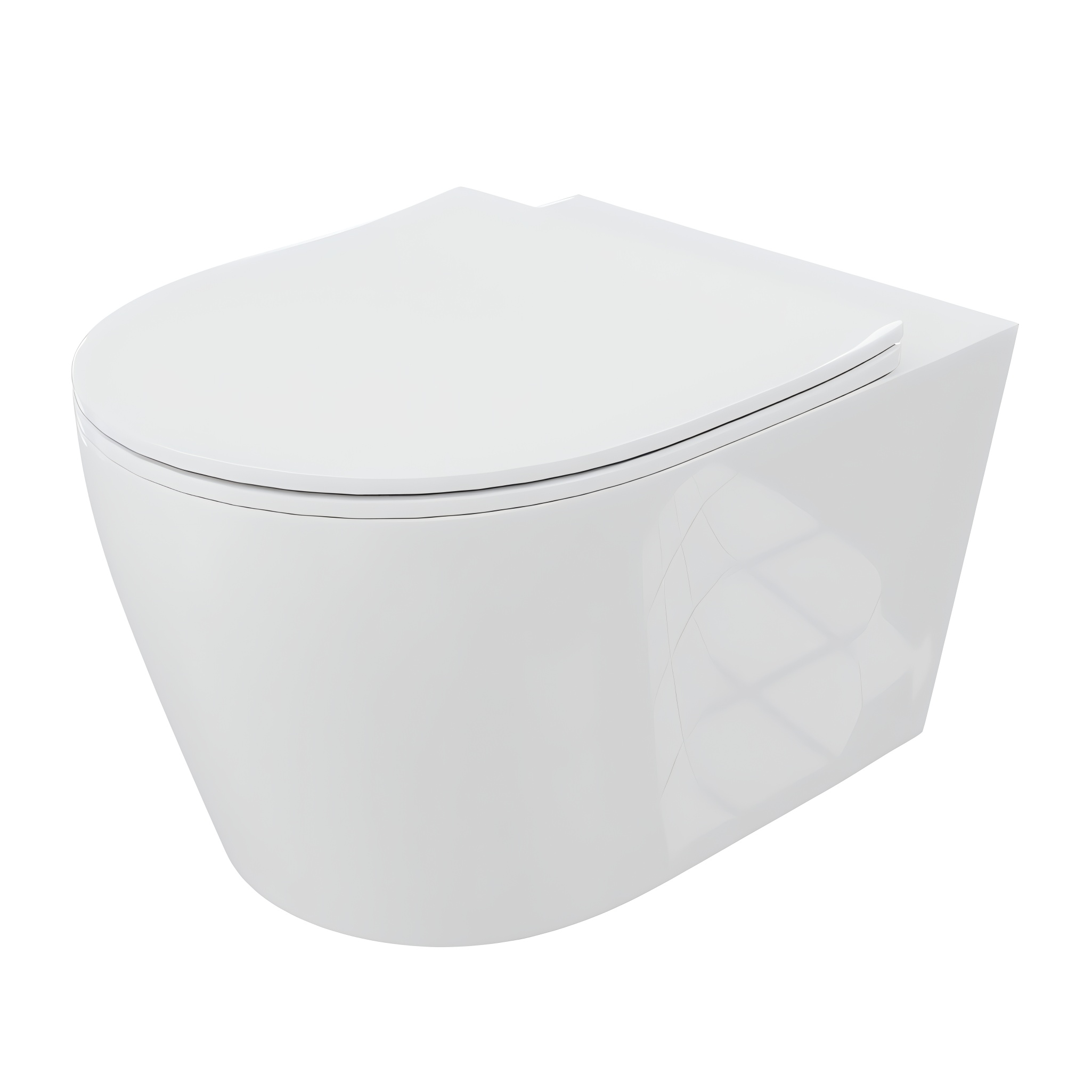 WC suspendu Cante Grande 2.0, blanc – design sans bride avec chasse d'eau Tornado silencieuse