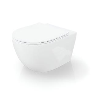 WC suspendu Cliper Grande 2.0 – Blanc, sans bride, chasse d'eau Tornado - Image principale