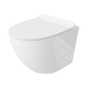 WC suspendu Lio Slim – sans bride, design fin pour salles de bains modernes - Image principale