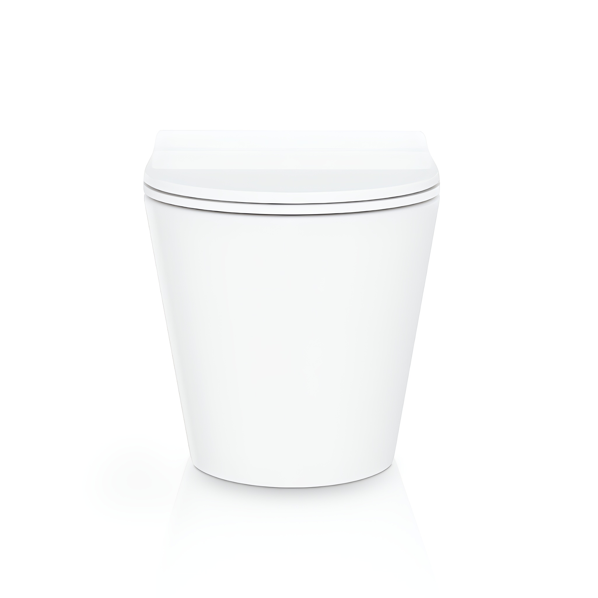 WC suspendu Lio Slim blanc brillant au design fin