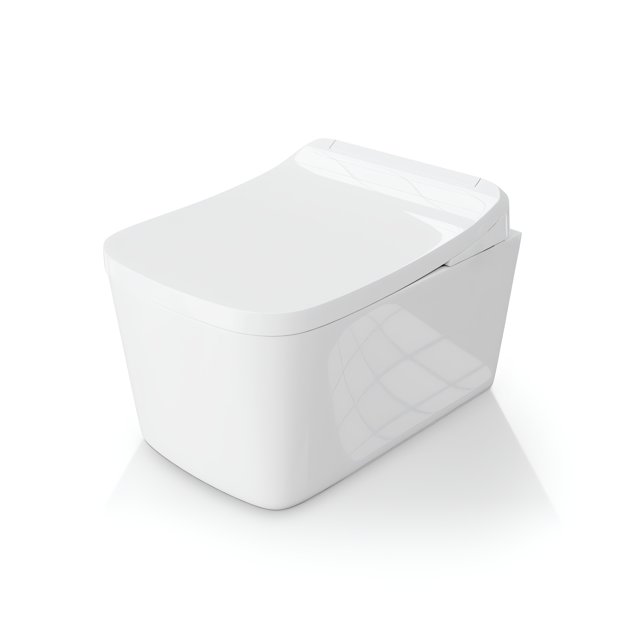WC suspendu Murya blanc brillant avec abattant SMART