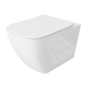 WC suspendu ONIL – élégance géométrique avec abattant slim - Image principale