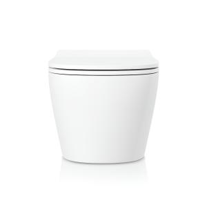 WC suspendu PRAIA – sans bride, blanc, avec abattant Slim SoftClose - Image supplémentaire